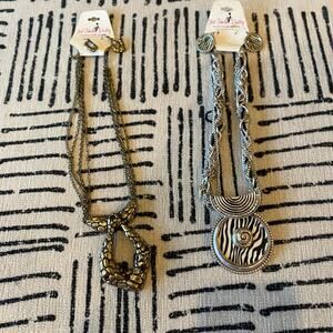 Set of Two Statement Necklaces